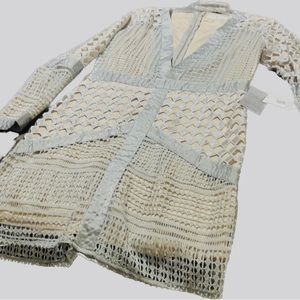 Size 10 - NWT- Sexy grey and Skin tone dress